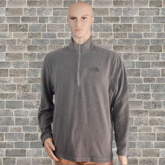 The North Face Other - Men’s The North Face Pullover 1/4 Zip Sweater Grey Size Large